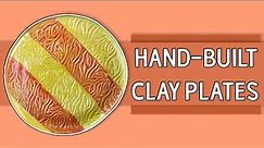 Hand-Built CLAY PLATES: Building with Soft Clay Slabs