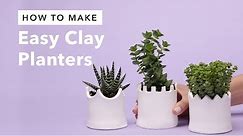 Make a Clay Planter | Easy Pottery Without a Wheel