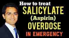 Salicylate (Aspirin) Poisoning/Overdose Treatment & Management, Forensic Toxicology lectures, USMLE