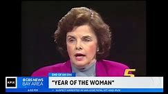 Dianne Feinstein's 1992 election brought in the 'Year of the Woman'