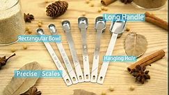 BERYLER® 1 Teaspoon(1Tsp | 5 mL | 5 cc | 1/3 Tablespoon) Single Measuring Spoon, Stainless Steel Individual Spoons, Long Handle Spoons Only