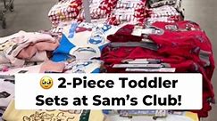 🥹 Sam’s Club just got in these adorable 2-piece toddler sets! Pick from several different styles! My absolute favorites are of course Bluey, and the Minnie one towards the end! 🫶🏻 #samsclub #disneyoutfit #toddlerfashion