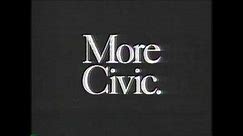 1995 Honda Civic commercial