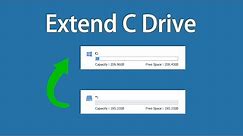 2 Easy Ways to Extend C Drive in Windows 10/8/7