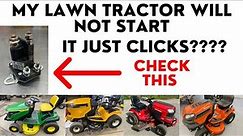 How to Check Starter Solenoid for Most Lawn Tractors