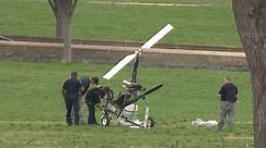 "Multiple weapons" were aimed at Gyrocopter pilot