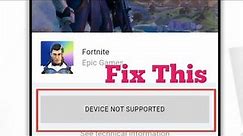 [Latest] Fix Fortnite Device Not Supported problem 2023 - Play Fortnite in Unsupported Phones