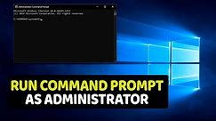 How to Run Windows Command Prompt as Administrator