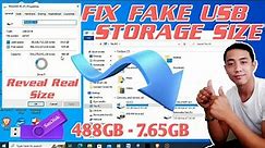 Fix Fake USB Storage Size & Reveal Real Size | Alcor Micro Chipgenius