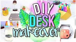 DIY Desk MAKEOVER (Decor + Organization) | JENerationDIY