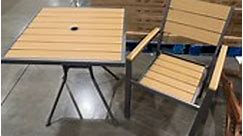 😍Love these new bistro tables and chairs now at Costco! Great price for these outdoor furniture pieces! #costcodeals #costco | Costco Deals