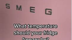 Is your fridge freezer at the correct temperature? ❄️ #fridge #fridgefreezer #appliances #hometip