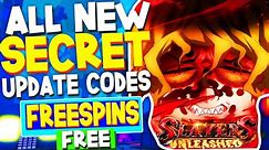 ALL SLAYERS UNLEASHED CODES! (Roblox Slayers Unleashed Codes)