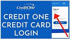Credit One Credit Card Login: How To Sign in CreditOne Card Online