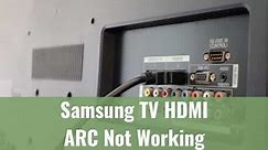 How to Fix Samsung Arc Not Working? [9 Best Methods]
