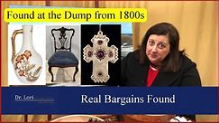 Real Bargains Found at Dump, Amethyst Jewelry, Victorian era Furniture, Royal Worcester by Dr. Lori