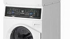Speed Queen 27" White Stacked Washer And Electric Dryer Combo With Pet Plus - SF7007WE