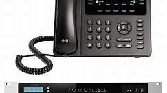 Business Phone System: MM S-204. Supports 4 Traditional Lines, 80 VoIP Lines & 300 Extensions