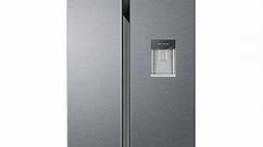Haier HSR3918EWPG American Style Series 3 Fridge Freezer With Water Dispenser - SILVER - Appliance City