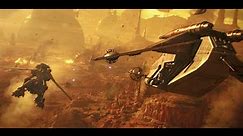 The Battle of Geonosis War Scenes [4K HDR] - Star Wars: Attack of the Clones