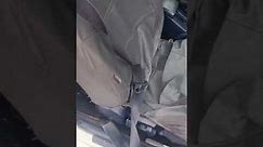 Car Broken Seatbelt Repair which won't Retract fully