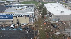 Drone Captures Extensive Tornado Damage in Indiana
