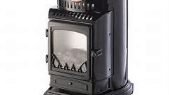 Provence 3kW Gloss Black Deluxe Portable Gas Heater with Thermostat