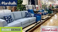 MARSHALLS HOMEGOODS HOME SENSE FURNITURE ARMCHAIRS TABLES SHOP WITH ME SHOPPING STORE WALK THROUGH