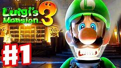 Luigi's Mansion 3 - Gameplay Walkthrough Part 1 - Welcome to the Last Resort! (Nintendo Switch)
