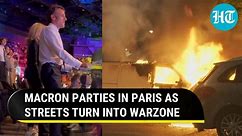 'Disgrace': Macron Roasted For Dancing at Elton John Concert As France Burns in Violent Protests