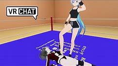 Seeking a way out of the mount😏 VRchat POV MMA