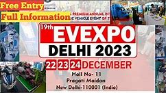 EV Expo Delhi 2023 | Full Tour | Electric scooter