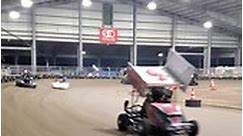 Here at the STARS indoor kart... - The infield tractor tire