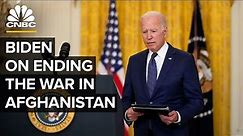 President Biden delivers remarks on ending the war in Afghanistan — 8/31/2021