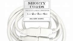 Hey..we're Shorty Cords® Super short extension cords that let you decorate, design and declutter. Clean up your kitchen. Straighten up your living space. Organize your kitchen. Rework your home office space, Add extra reach and detangle your vanity. Amazon.com Search:Shorty cords #declutter #homeorganization #homedecor #Designerkitchen #interiordesign #designhacks #decluttertips