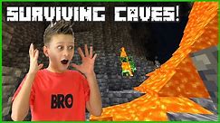 Playing Minecraft Survival on The Cave Update