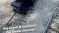 A pair of 7.5” gauge locomotives simmer in the yard as their train is assembled at the Big Creek & Southern long train meet. | The Steam Channel