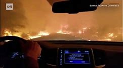 Family prays as they drive through wildfire in 2018