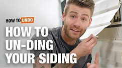 How to Un-Ding Siding | How to Undo
