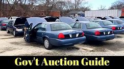 HOW TO FIND and BUY at Government Surplus Auctions