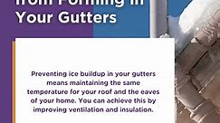 Window Genie - Ice build-up on your gutters? Don't let...