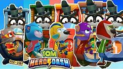 Talking Tom Hero Dash - Discover all the heroes - New Update - Helloween - Full walkthrough - BOSSES