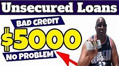 Unsecured Loans | 5 Best Unsecured Personal Loans For Poor Credit No Credit Check.