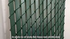 Chain Link Fence Privacy Slats for Privacy Product Showcase