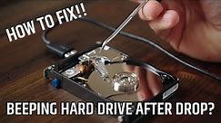How to Fix Hard Drive Beeping/Not Showing Up after Dropping