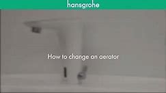How to change an aerator