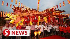 Thean Hou temple lights up with dragon-themed lanterns for Lunar New Year