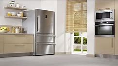 How to move a fridge freezer out of the kitchen cabinet housing?