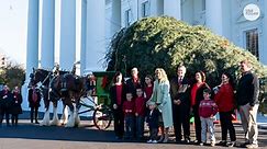 First Lady Jill Biden receives White House Christmas tree from Pennsylvania