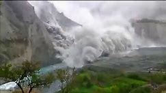 Video Shows Landslide During Quake